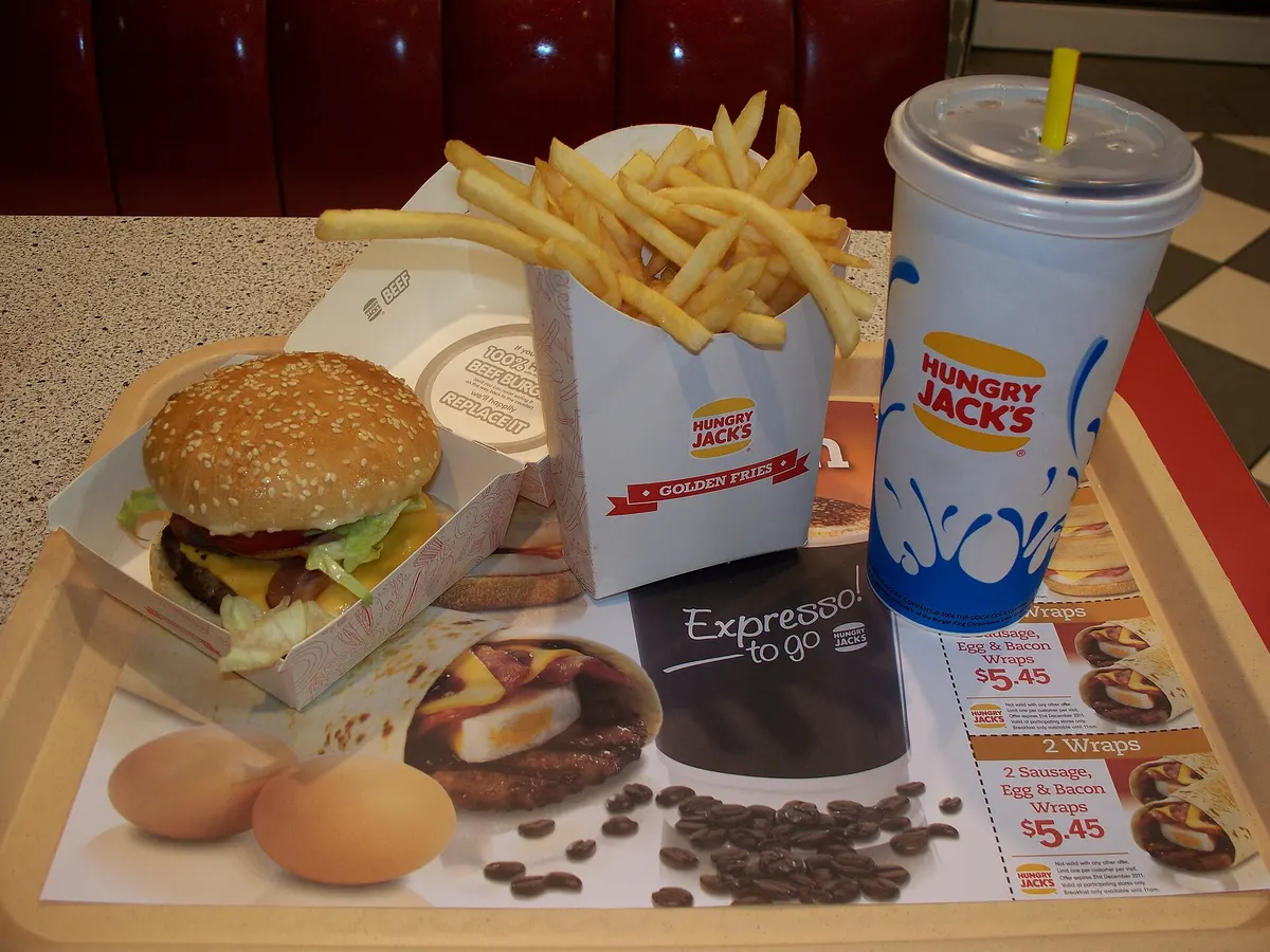 Cheeseburger menü